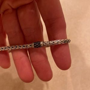 Real John Hardy Bracelet, black stone